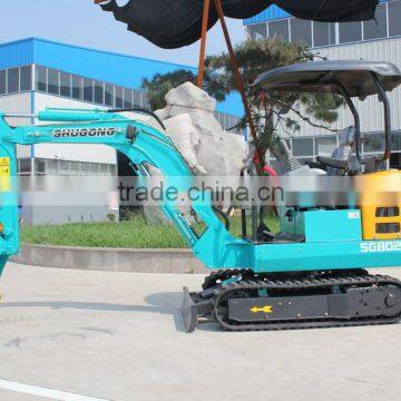 cheap mini crawler hydraulic excavator /digging machine