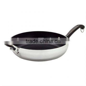 Nonstick Coated Aluminum Paella Pan Kitchen Frying Pan with Two Ears