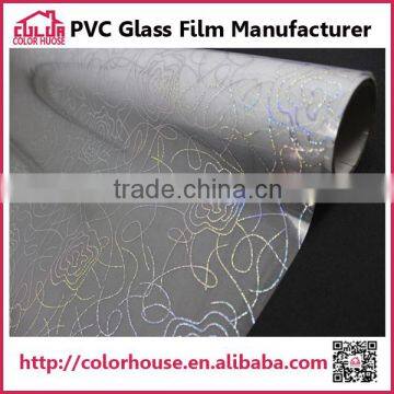 Film Roll Adhesive Glass Flower Decoration Laser Sticker photo-3