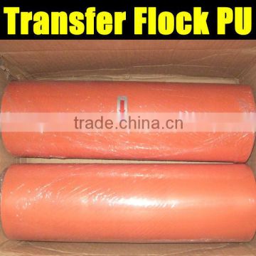 transfer flocking pu for shirts 0.5*25m per roll