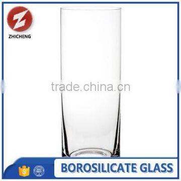 polished crystal clear explosion proof glass vase