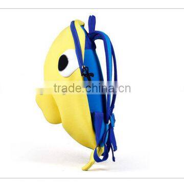 3D Cartoon Bag Fish Shape Kids Backpack photo-3