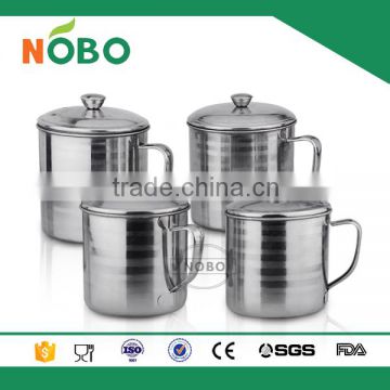 Caitang Nobo stainless mug with removable handle and lid