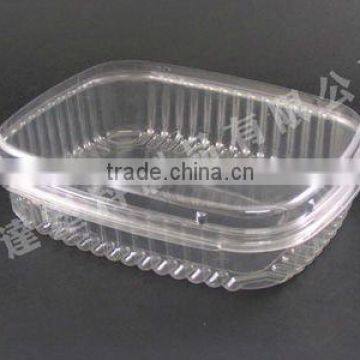 thermoformed plastic tray