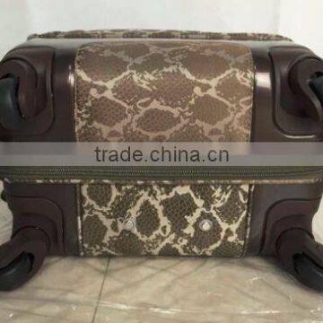 Stock Quality PC With Polyester 3pcs Trolley Luggage Set photo-6