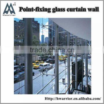 Point supported glass curtain wall with professinal design