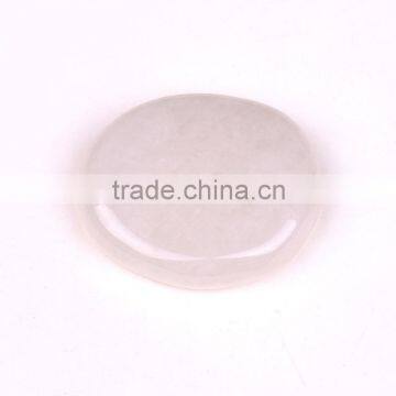 Wholesale Natural Palm Stones Pocket Gemstone White Jade