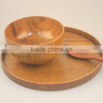 Economic and Good Quality wooden Bowl, Healthy Children soup Bowl