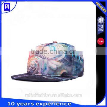 Fashion 3D Printing Snapback Cap Snapback Hat 3D Printing 5 Panel Hat photo-3
