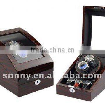 Luxury 2+3 Wooden watch storage winder