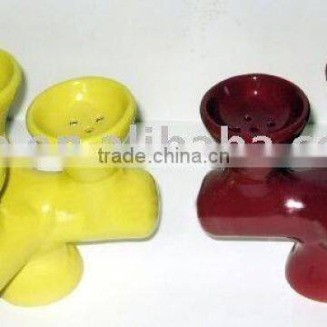 Ceramic hookah parts 3 head