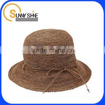 Sunny Shine folding crochet women straw hat