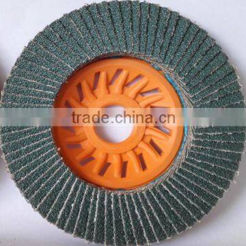 flexible Flap Discs with plastic backing polising for metal,stone