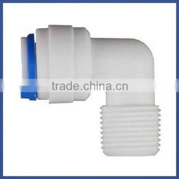 male elbow connector/plastic quick fitting for RO water filter