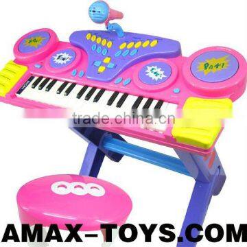 io-780806 electronic organ keyboard children multifunctional desktop electronic organ with bracket and chair