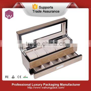 High Quality Luxury Special Design Wood Watch Display Box photo-3
