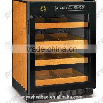 Cigar cooler/Compressor cigar chiller/dual temperature zone cigar humidor/mini bar refrigerator