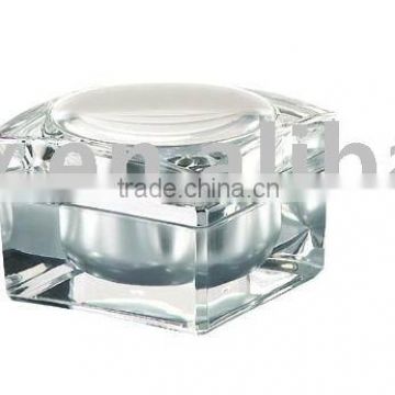 Cosmetic Container Acrylic Jar/acrylic jars for cosmetic packaging