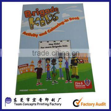 A4 size custom children kids baby activity book