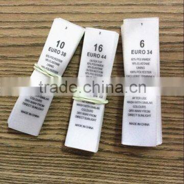 Fashion design clothing woven label Textile Label and Tag