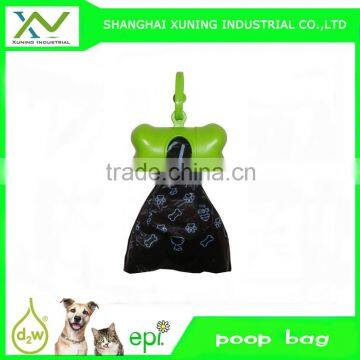 biodegradable doggy poop bag with holder