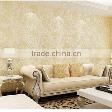 PVC Waterproof Deep Embossed Wallpaper for Living Room photo-6
