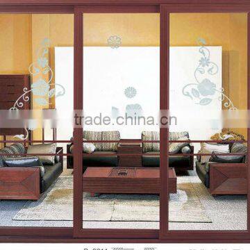 high quality pvc interior wood door design S-90