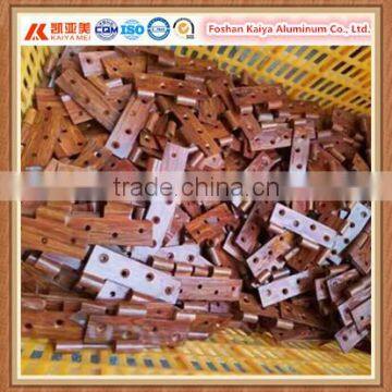 Aluminum Hinge for Door Window Cabinet With Wood Grain Effect photo-3