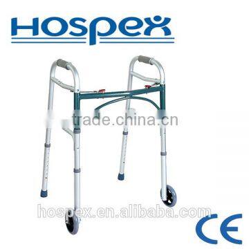 Aluminium walker with two castor