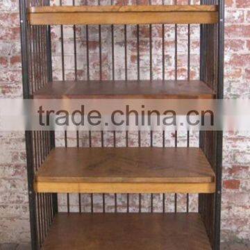 Industrial Furniture manufacturers india Vintage industrial book case wheel base