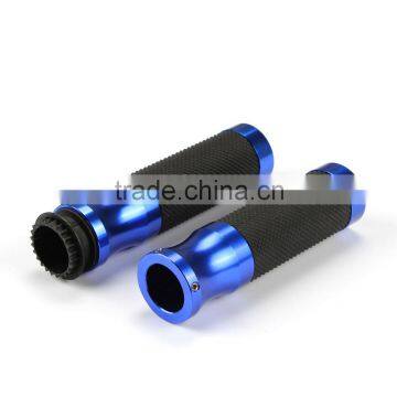 Soto Racing - 22mm Universal Motorcycle CNC Handle Bar / Handlebar Grips Leather and Aluminum Material photo-2