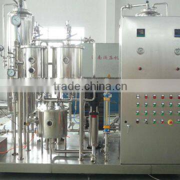 Small scale single tank carbonated soft drink CO2 mixing machine