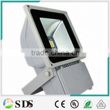 LED flood light IP65 Integrated Cool White Grey outdoor led floodlight 80w