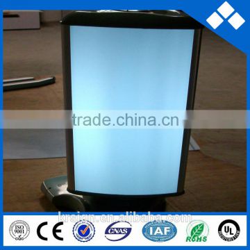 advertising display light box with aluminum profile for store