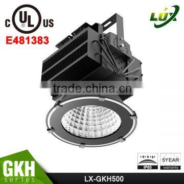 UL Listed, Gym Lights, UL Listed Driver, Copper Heatpipe,5 Years Warranty, 500W LED High Mast Lights photo-3