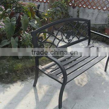 2016 Fashion Design Cast Aluminum Garden Bench