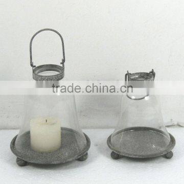 hanging hurricane metal candle holder