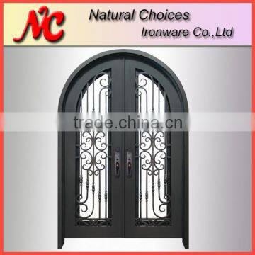 Full arch entrance door