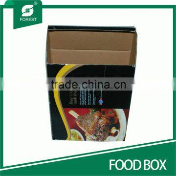 CUSTOM CORRUGATED FOOD DELIVERY BOX WITH PLASTIC TRAY photo-2