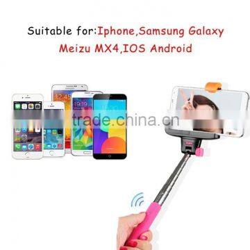 Selfie stick bluetooth for iphone5s 6 camera samsung pau de selfie palo selfie extendable bluetooth monopod selfie stick