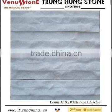 Vietnam Milky White Line Chiseled