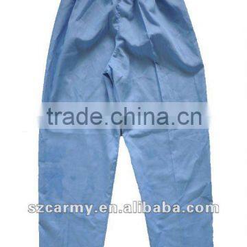 70%polyester 30%cotton Power blue unisex durable Hotel or restaurant workwear uniform