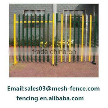 High Quality Safety Galvanized Palisade Fence/PVC palisade fence From Xinlong factory