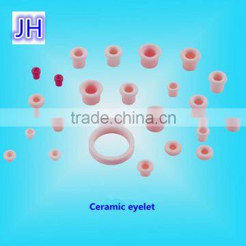 industry ceramic parts ceramic eyelets wire guide