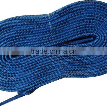 Custom Hot Selling Polyester Falt Waxed Non-waxed Hocky Shoelaces photo-3