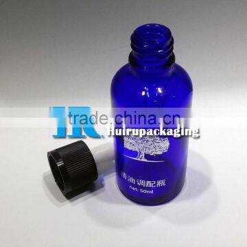 ChildProof Cap Dropper E-juice 50ml Essential Oil Bottle Blue photo-3