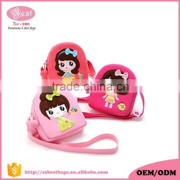 Custom made cartoon princess child school bags