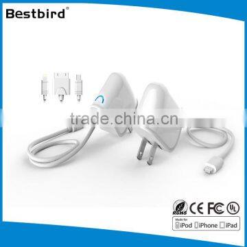 HLT Micro Usb Smile Face Light Led Battery Charger Wall Charger photo-4