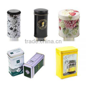 Promotional food grade airtight tea tin box