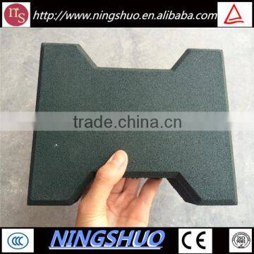 Factory price top quality horse barn rubber brick tile, horse race rubber brick